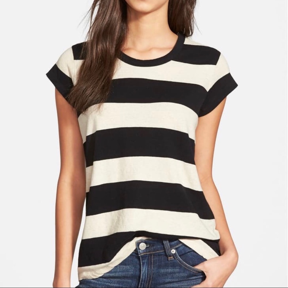 James Perse Bar Stripe Tee